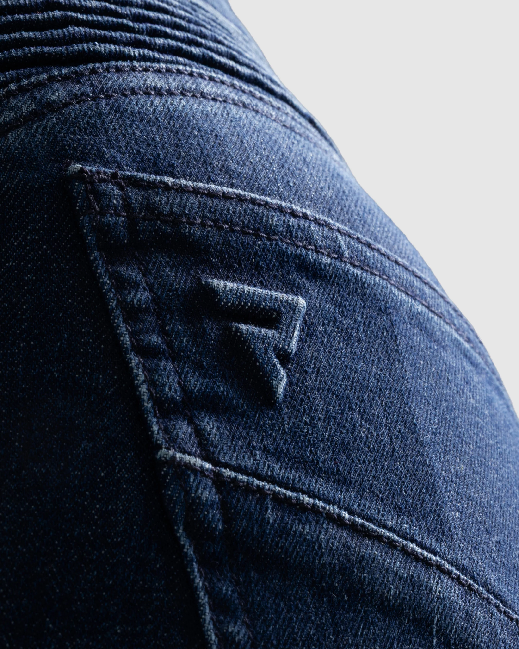 Agness 2 Mono Women’s Motorcycle Jeans Washed Blue - Image 10