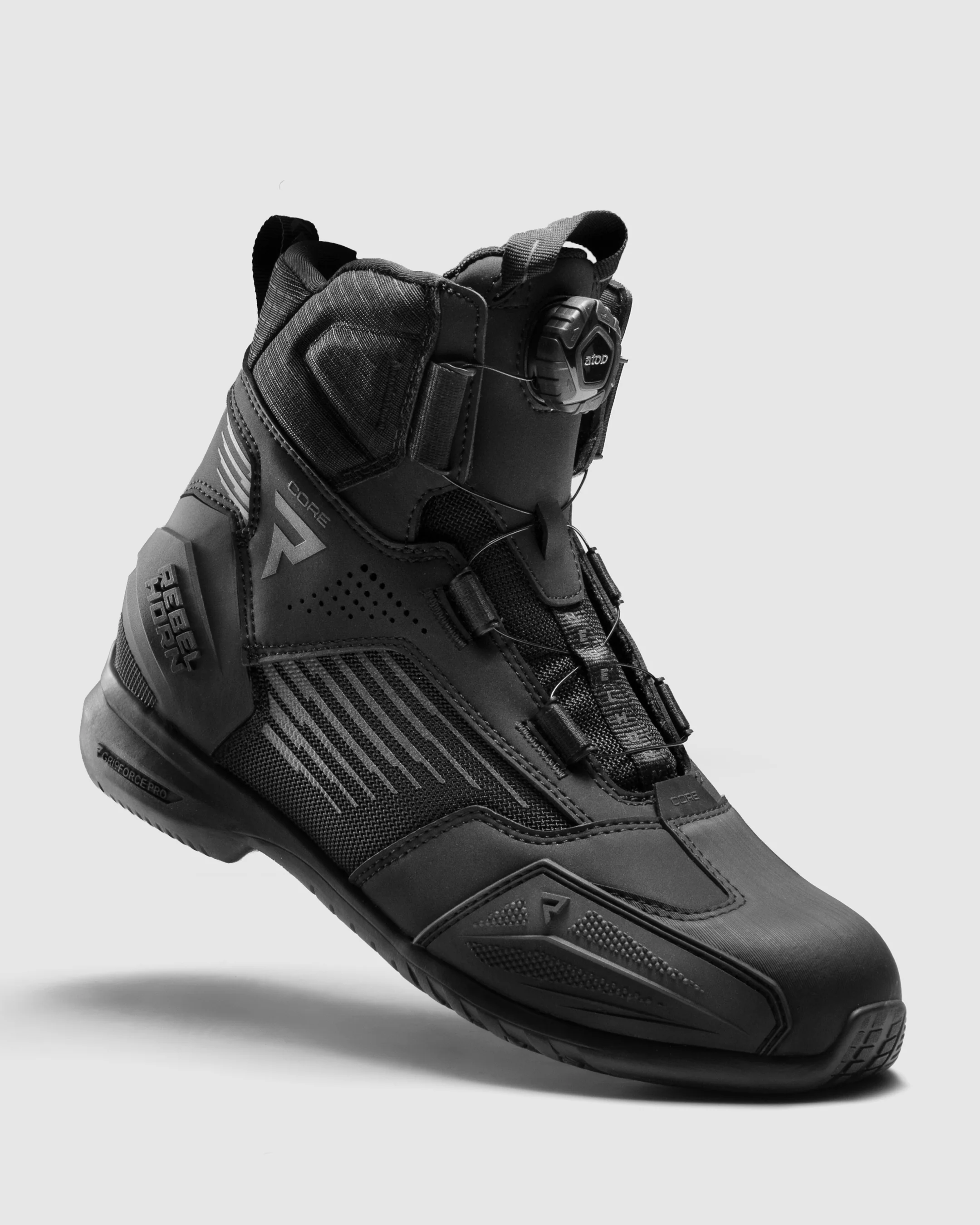Core Motorcycle Boots Black - Image 4
