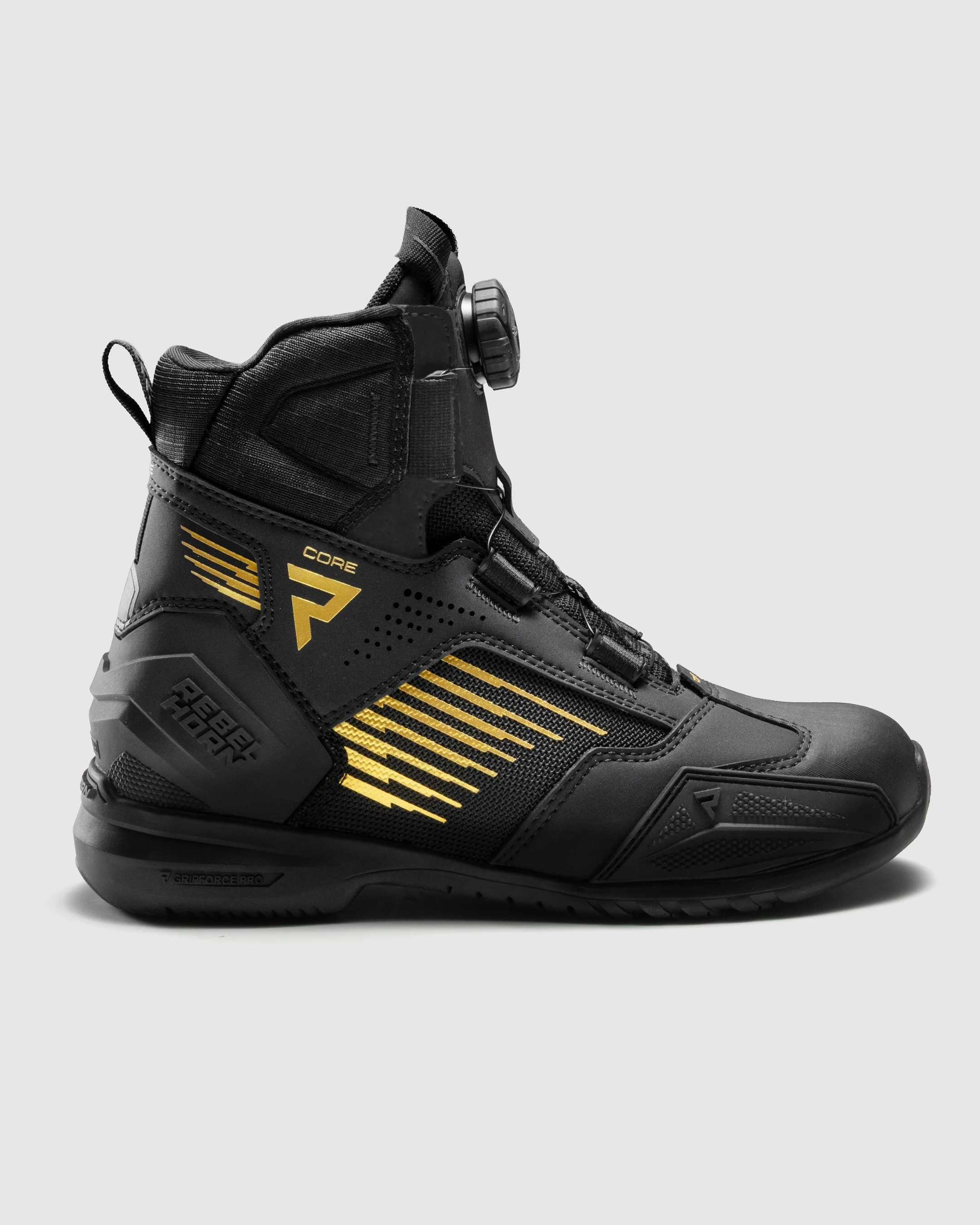 Core Motorcycle Boots Gold - Image 2