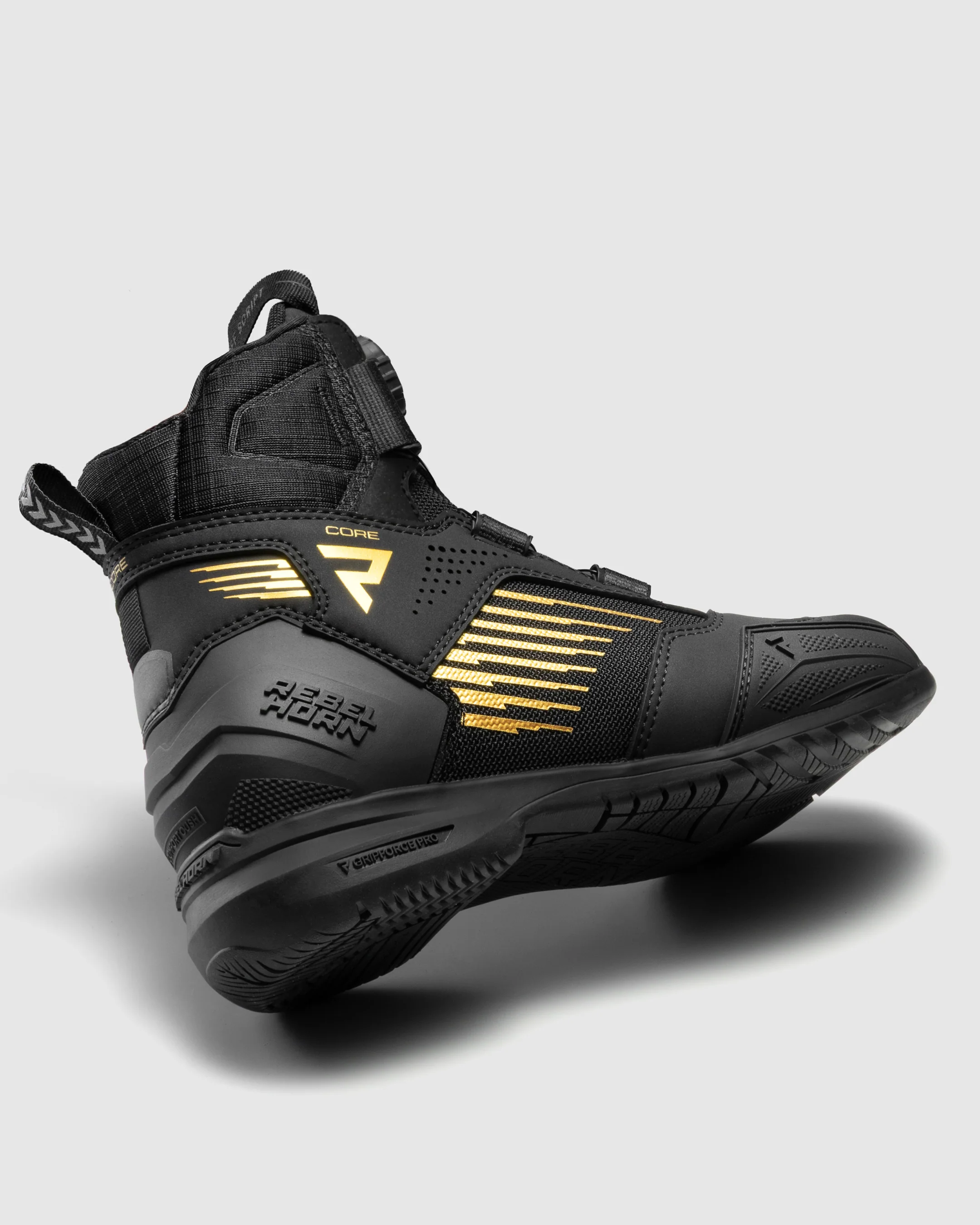 Core Motorcycle Boots Gold - Image 5