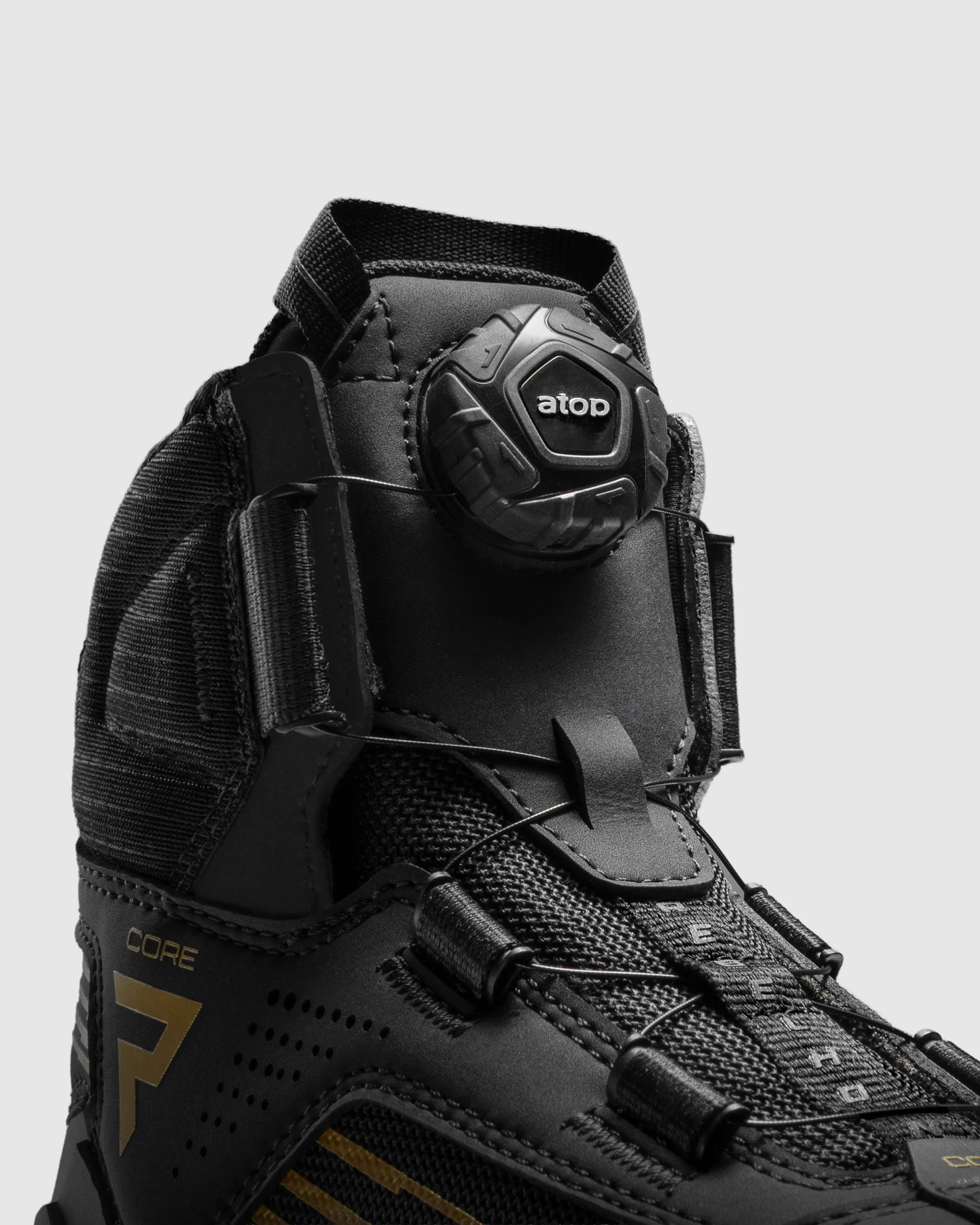 Core Motorcycle Boots Gold - Image 9