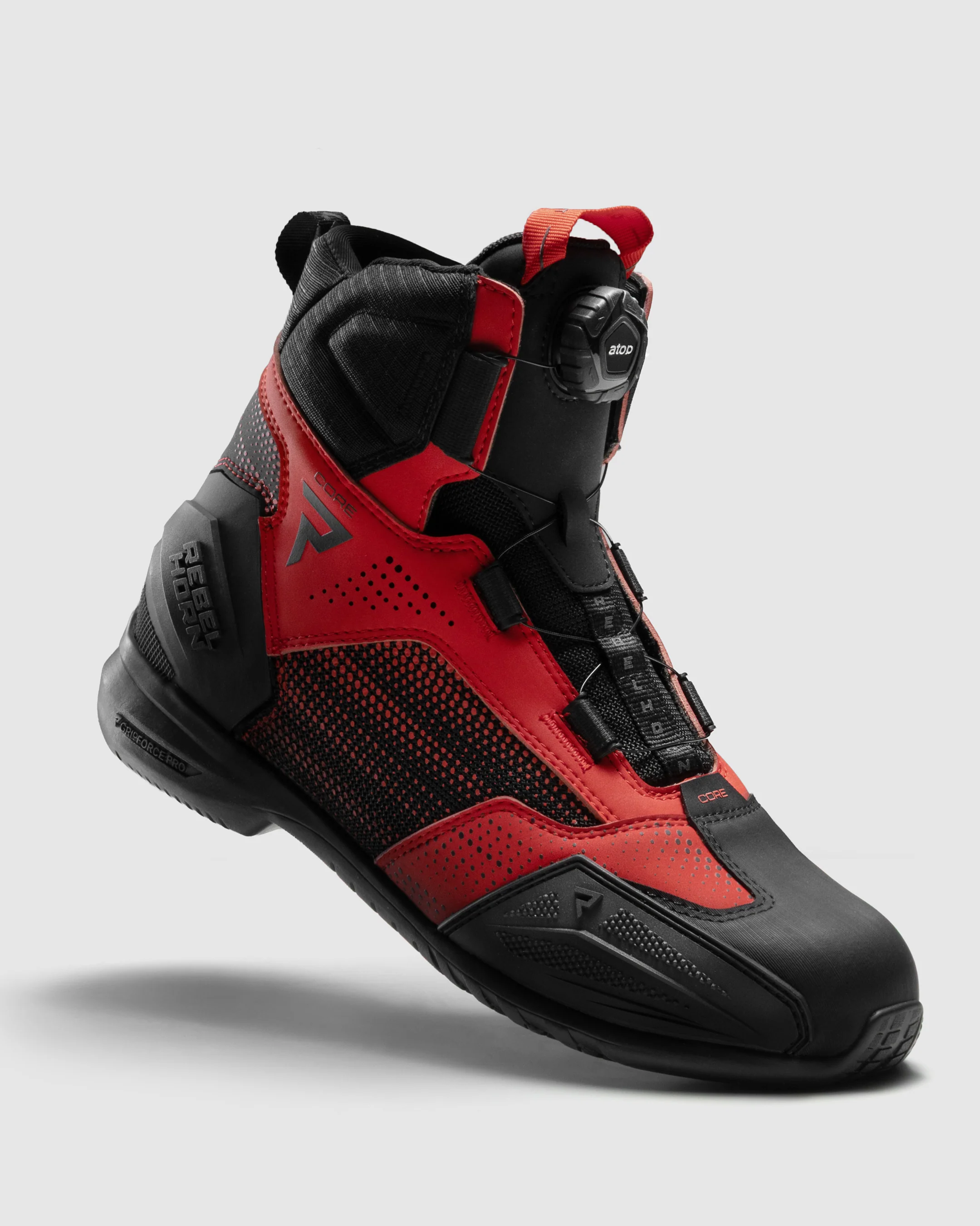 Core Motorcycle Boots Red - Image 4