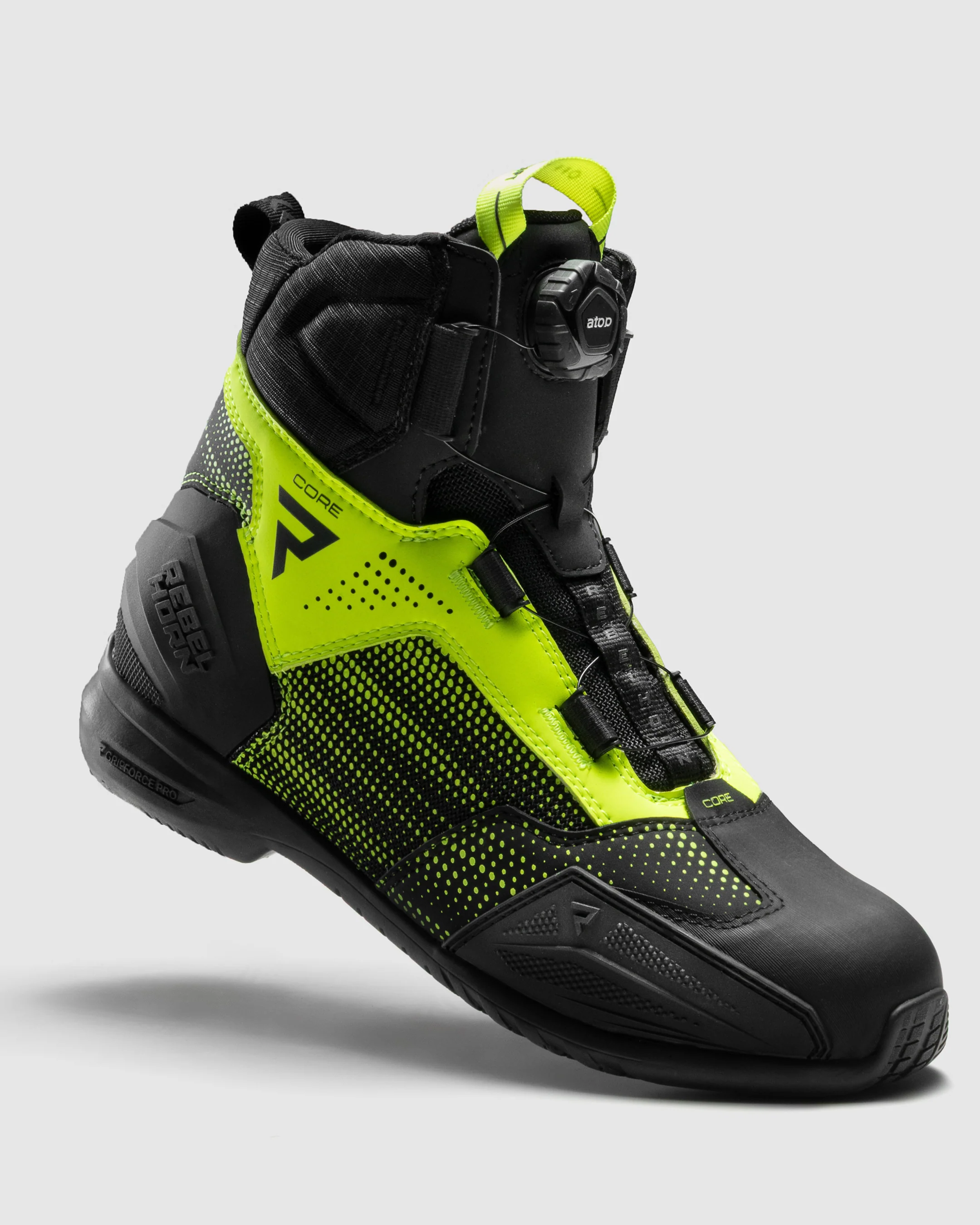 Core Motorcycle Boots Yellow - Image 4
