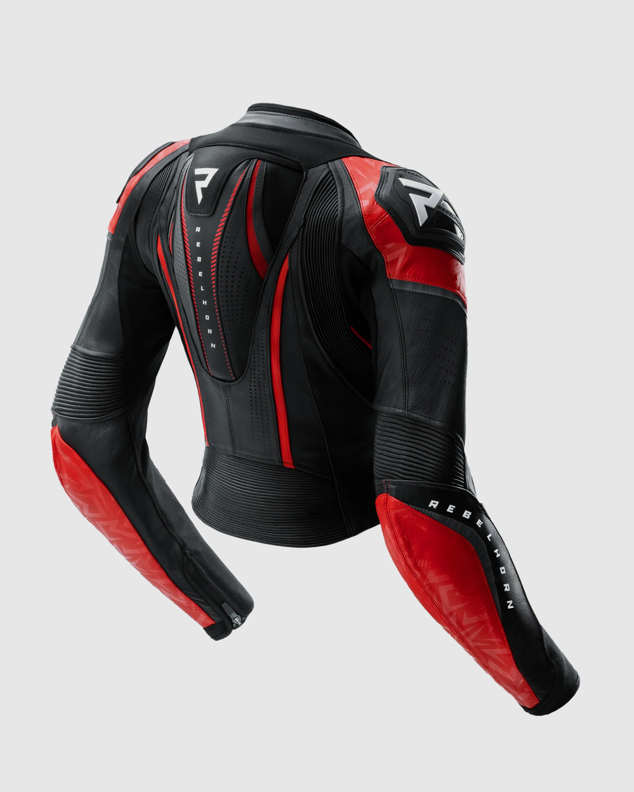 Diva RS Women’s Motorcycle Jacket Red - Image 2