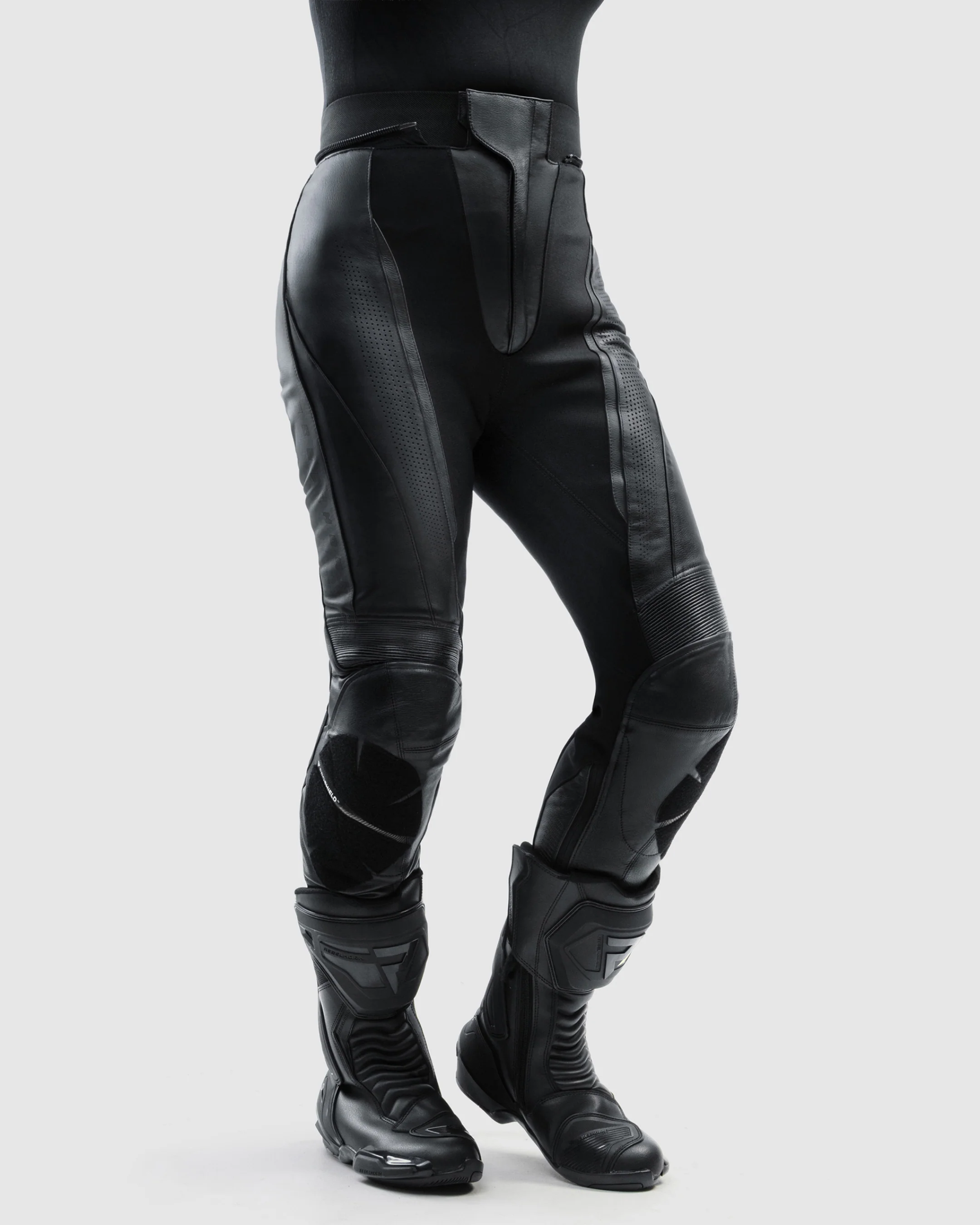 Diva Women’s Motorcycle Pants Black Long Leg - Image 3