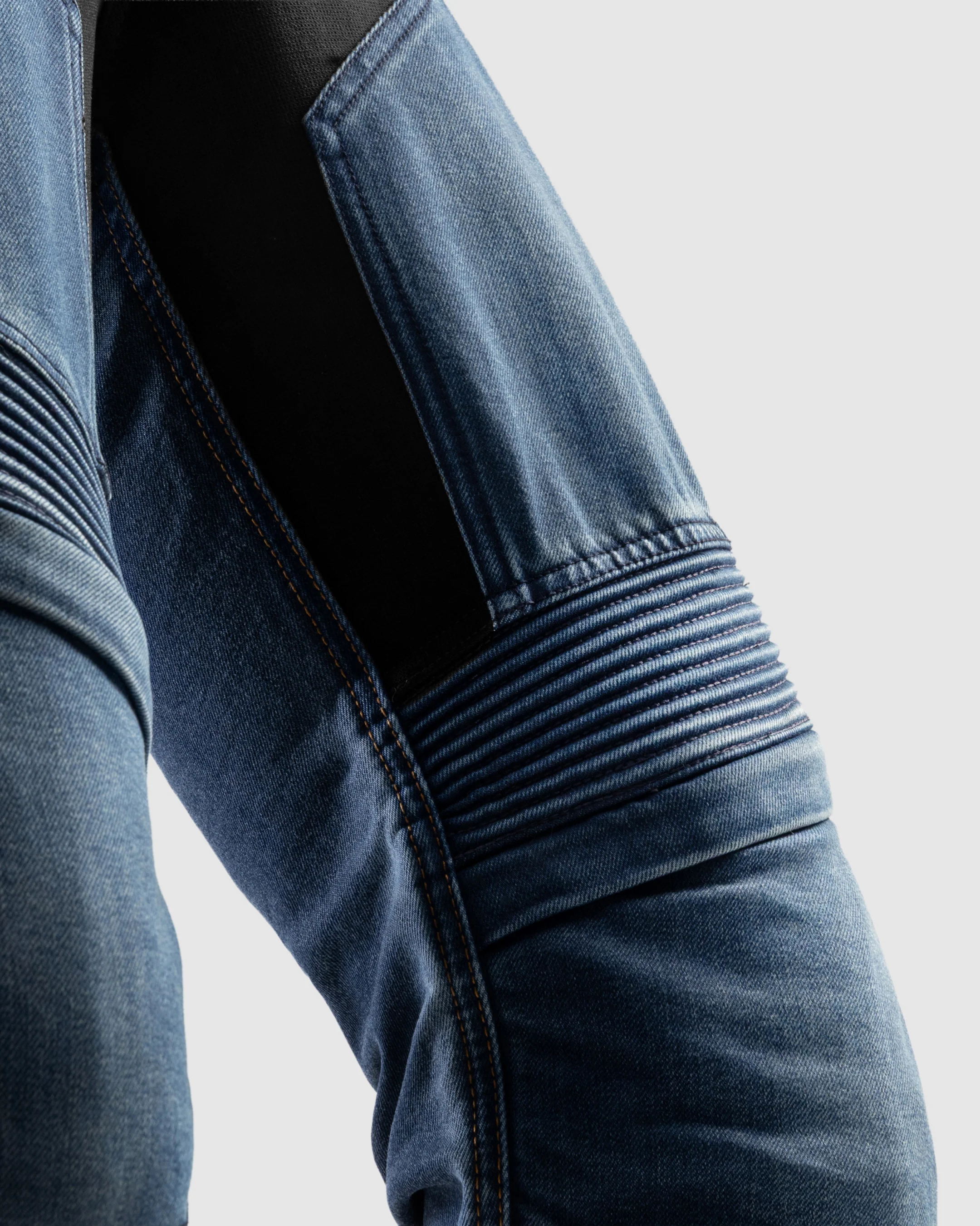 Eagle 4 Motorcycle Jeans Regular Washed Blue - Image 6