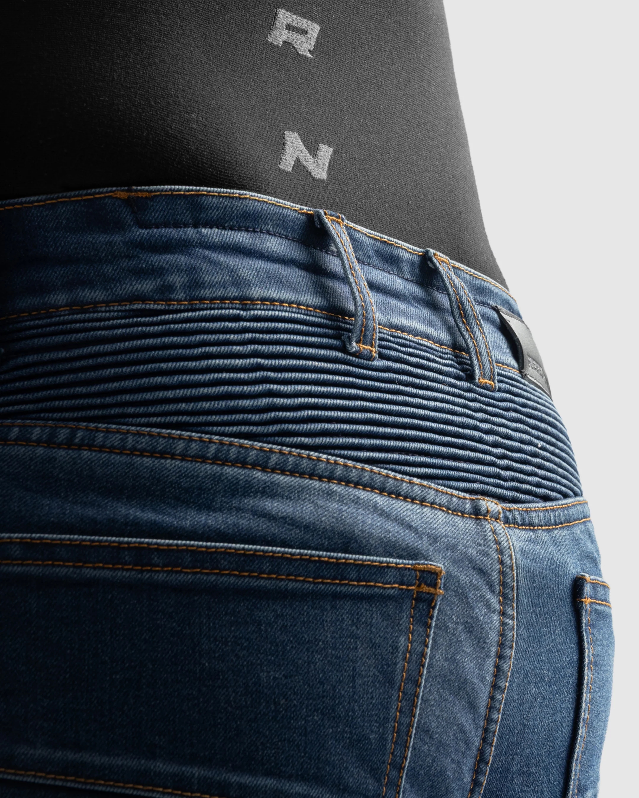 Eagle 4 Motorcycle Jeans Regular Washed Blue - Image 7