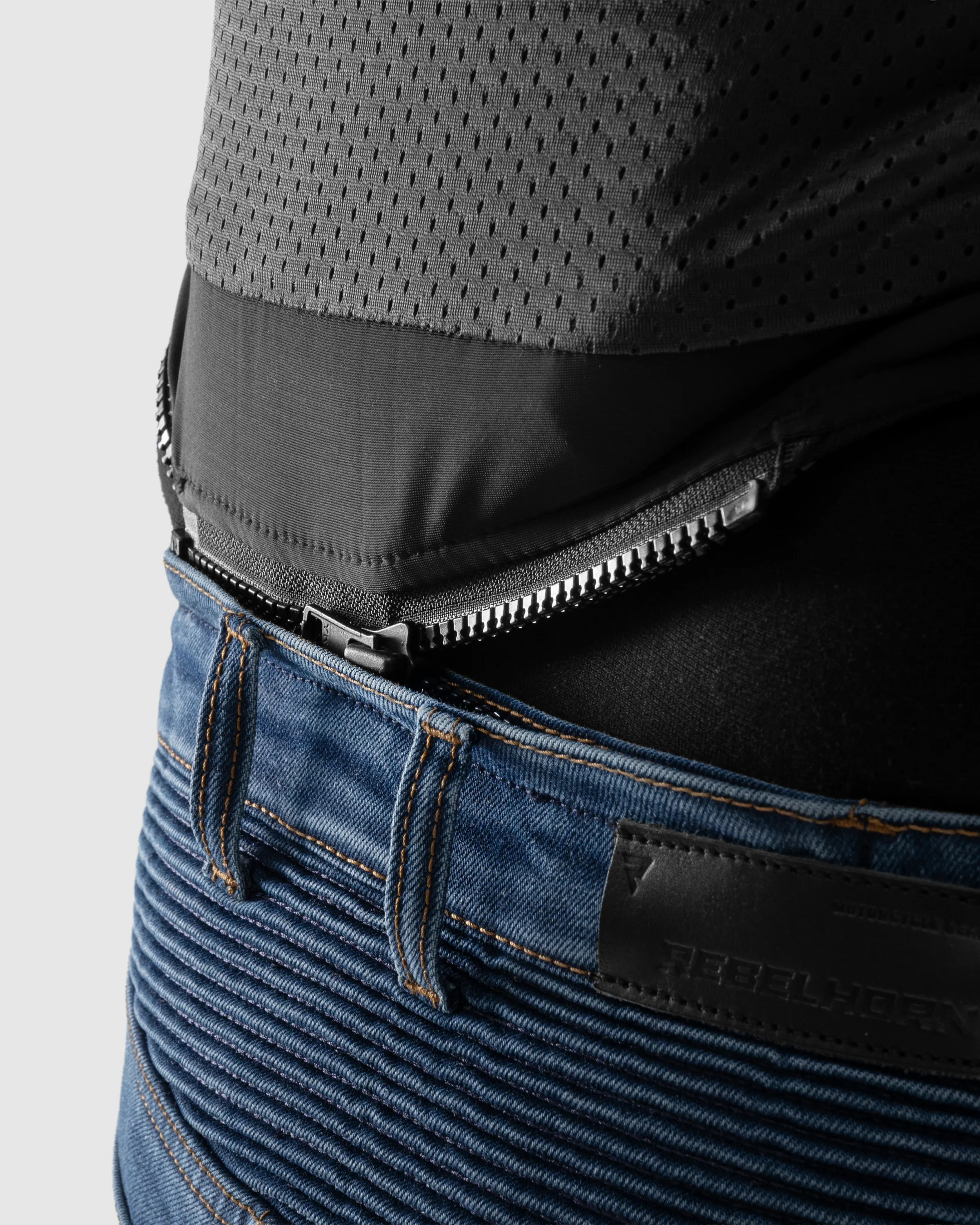 Eagle 4 Motorcycle Jeans Regular Washed Blue - Image 8