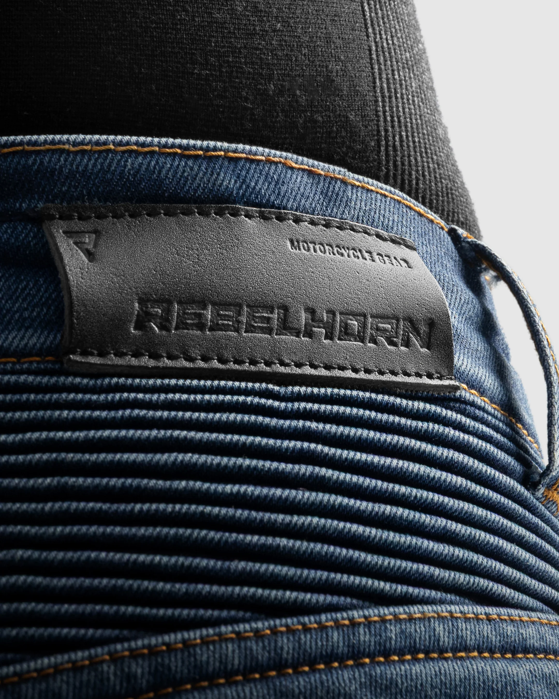 Eagle 4 Motorcycle Jeans Regular Washed Blue - Image 9