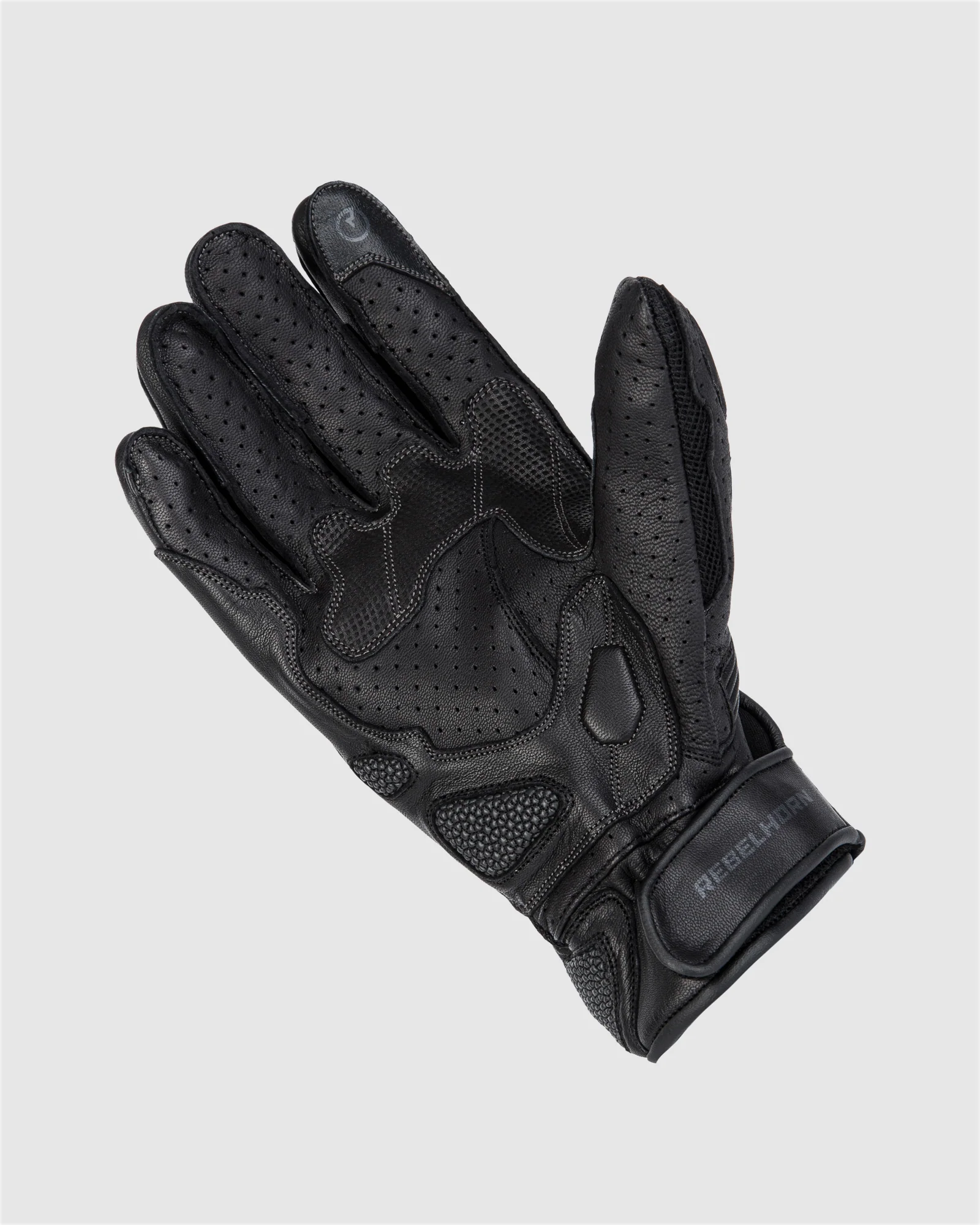 Flux II Motorcycle Gloves Black - Image 2