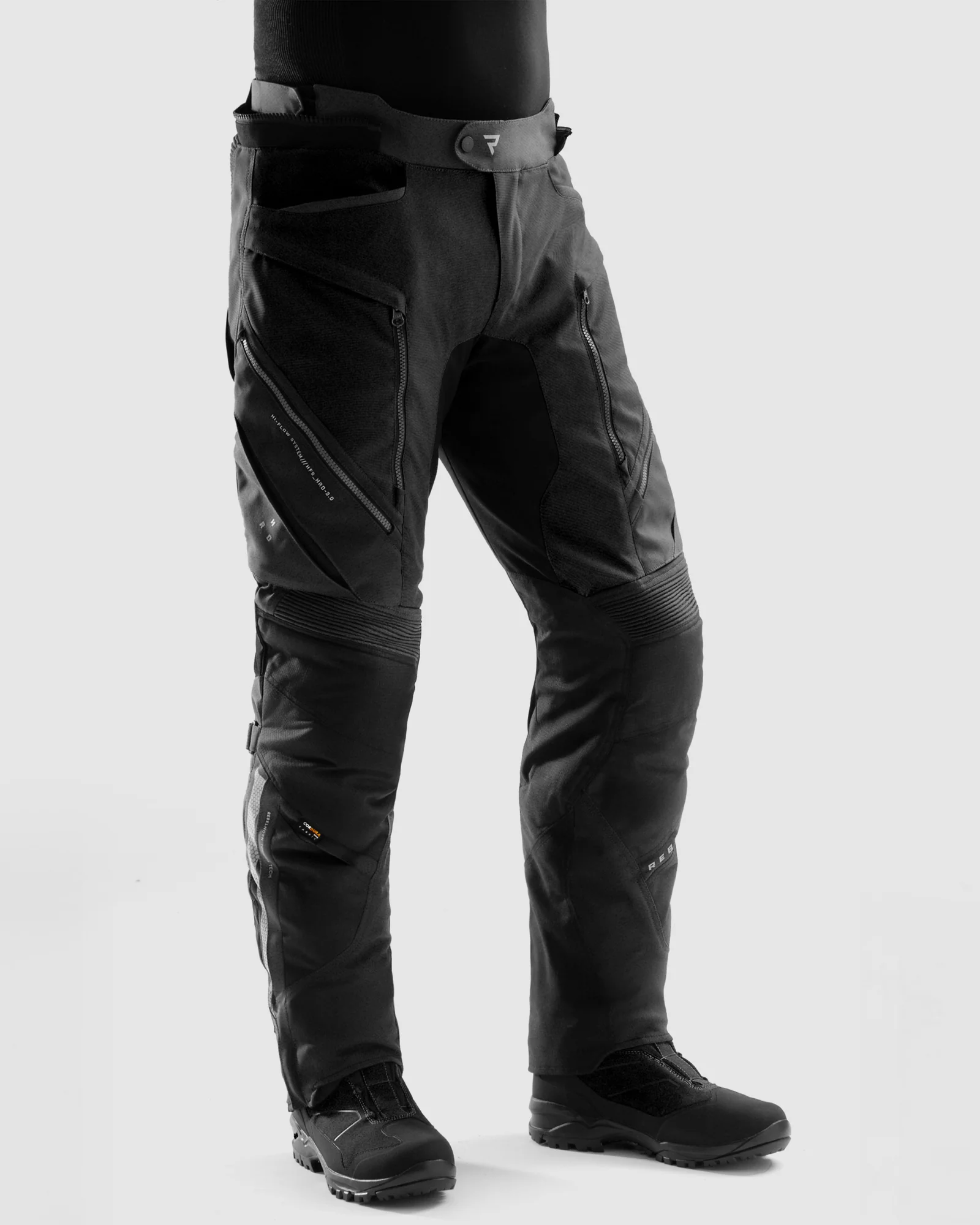 Hardy 3.0 Motorcycle Pants Black Long Leg - Image 3