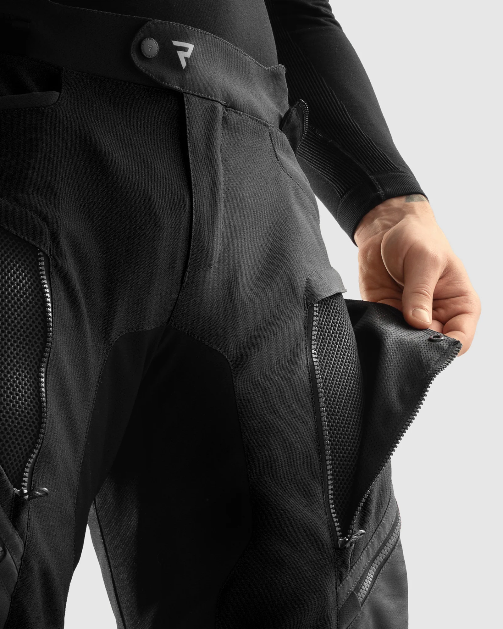 Hardy 3.0 Motorcycle Pants Black Long Leg - Image 4