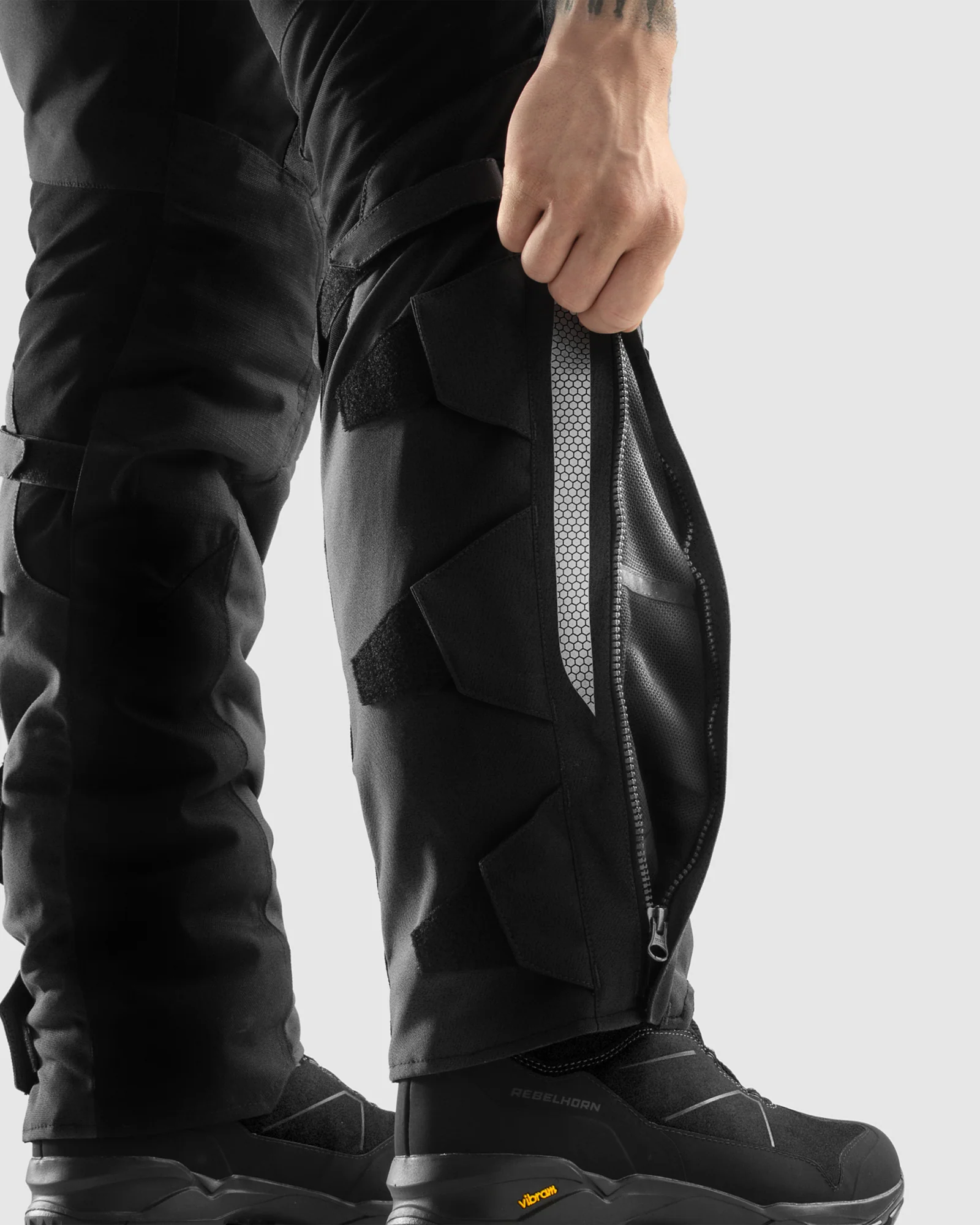Hardy 3.0 Motorcycle Pants Black Long Leg - Image 5