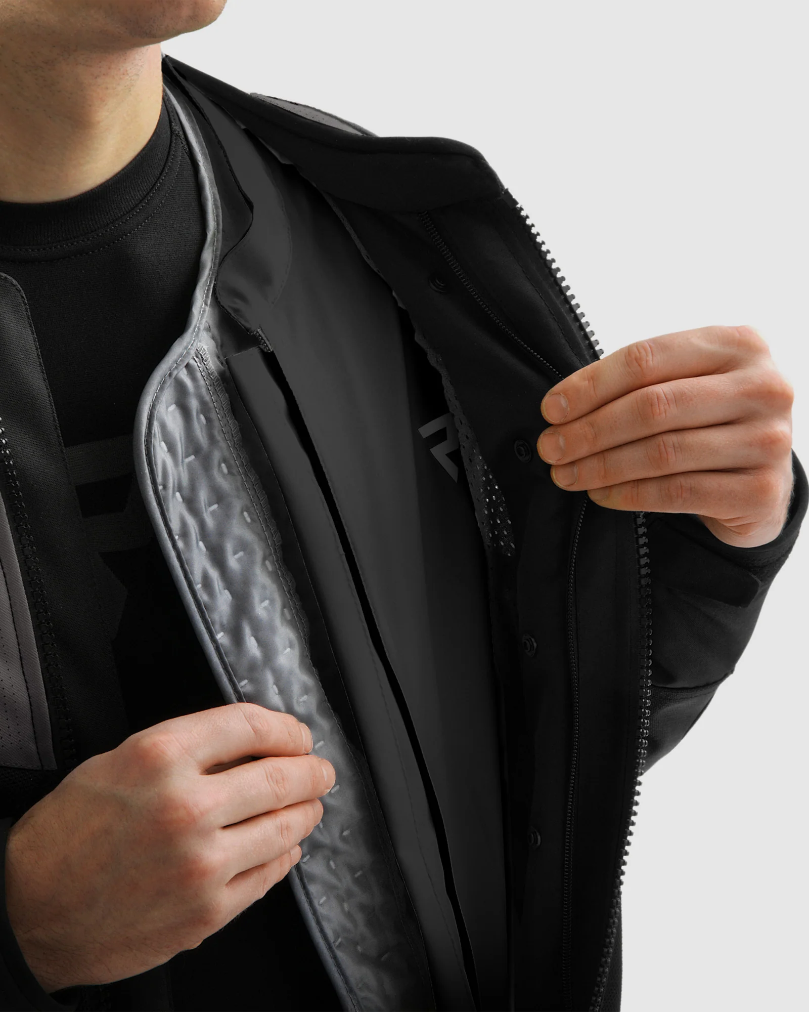 Hiflow V Motorcycle Jacket Dark Grey - Image 11