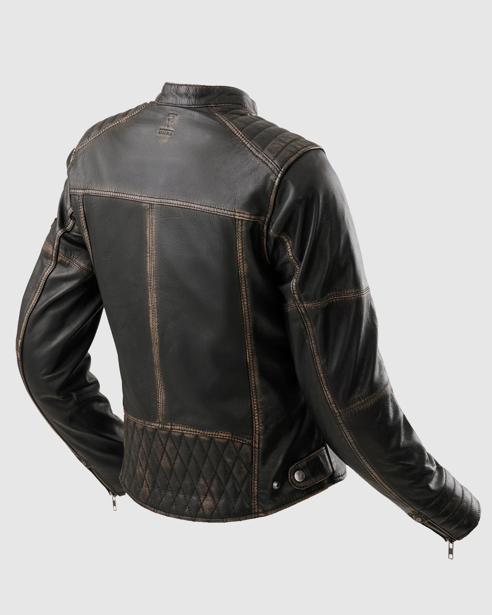 Hunter II Women's Leather Jacket Vintage Brown - Image 2