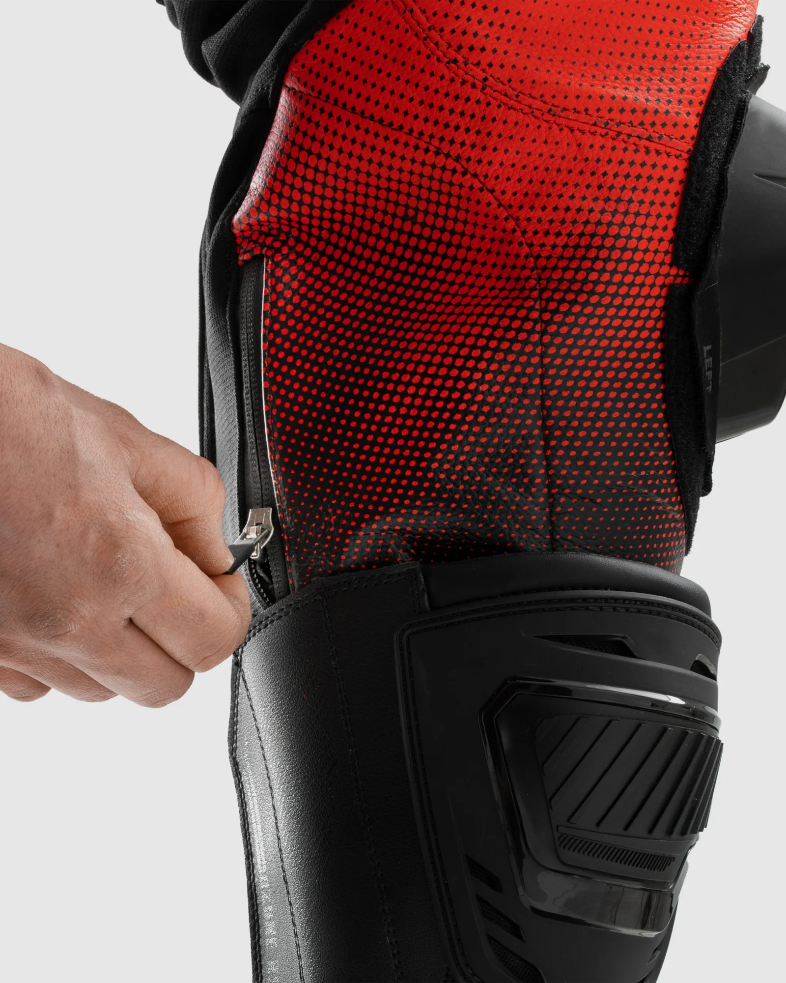 Inferno Motorcycle Pants Red - Image 9