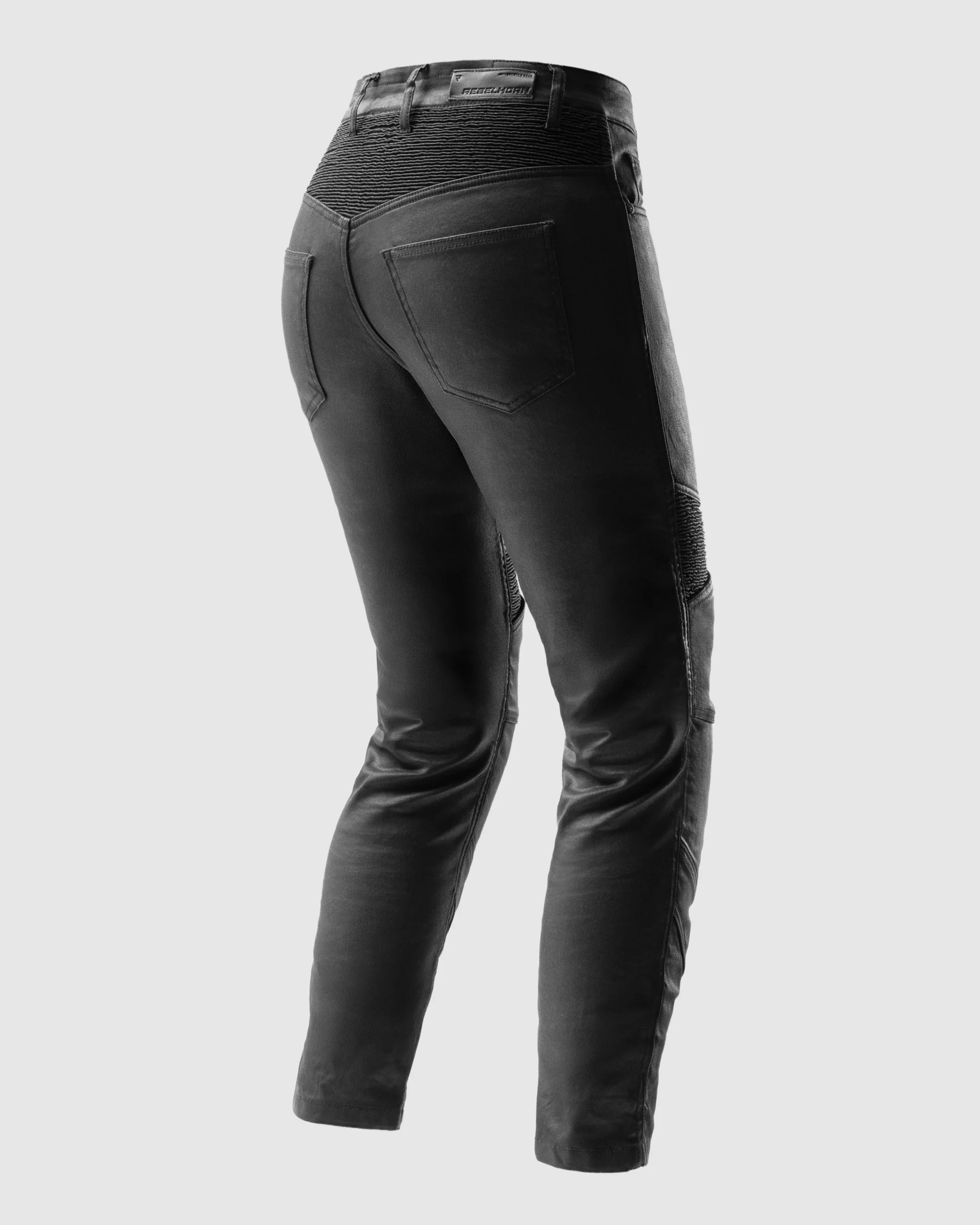 Roxy Motorcycle Jeans Women's Slim Black Waxed - Image 2