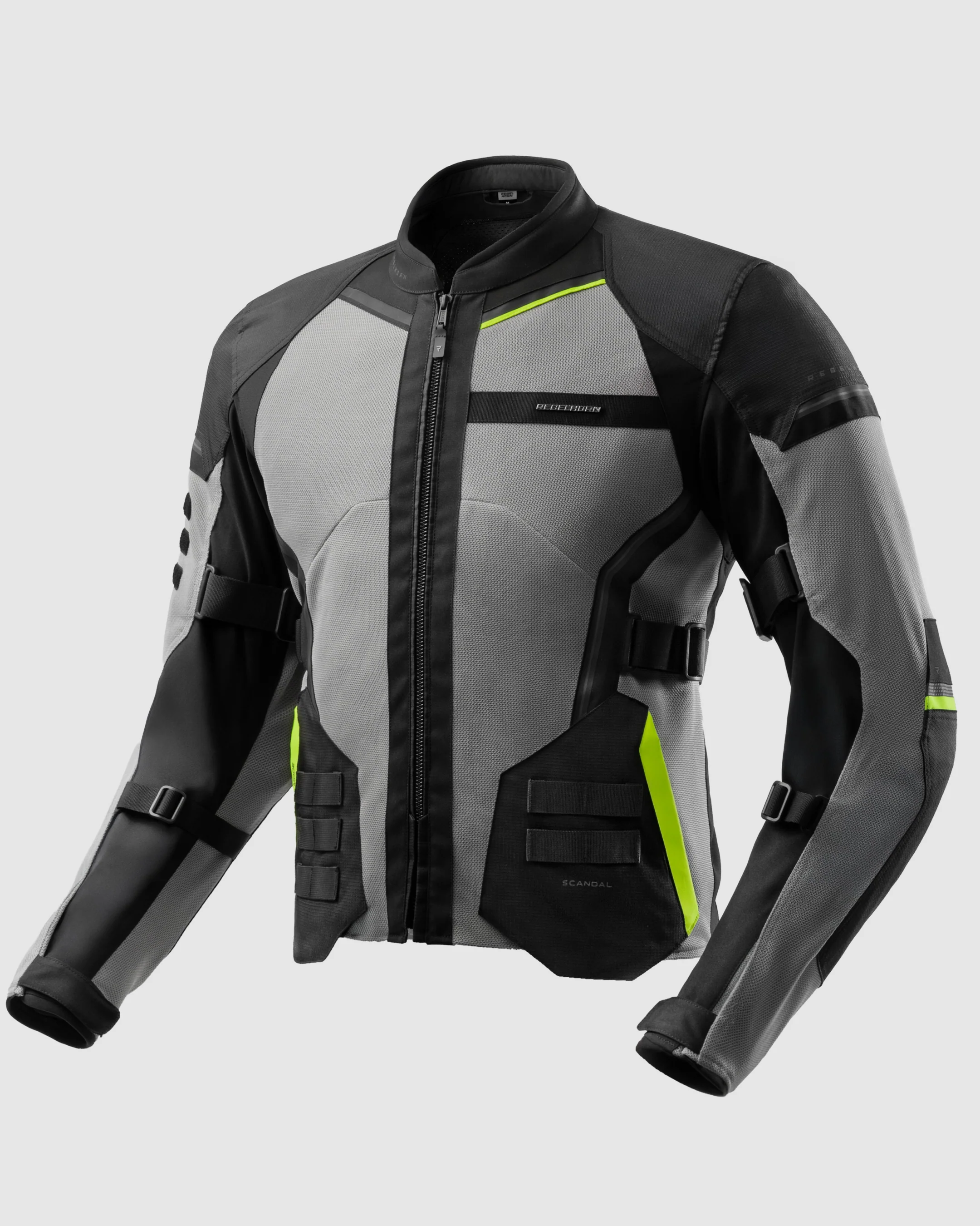Scandal 3.0 Motorcycle Jacket Fluo Yellow