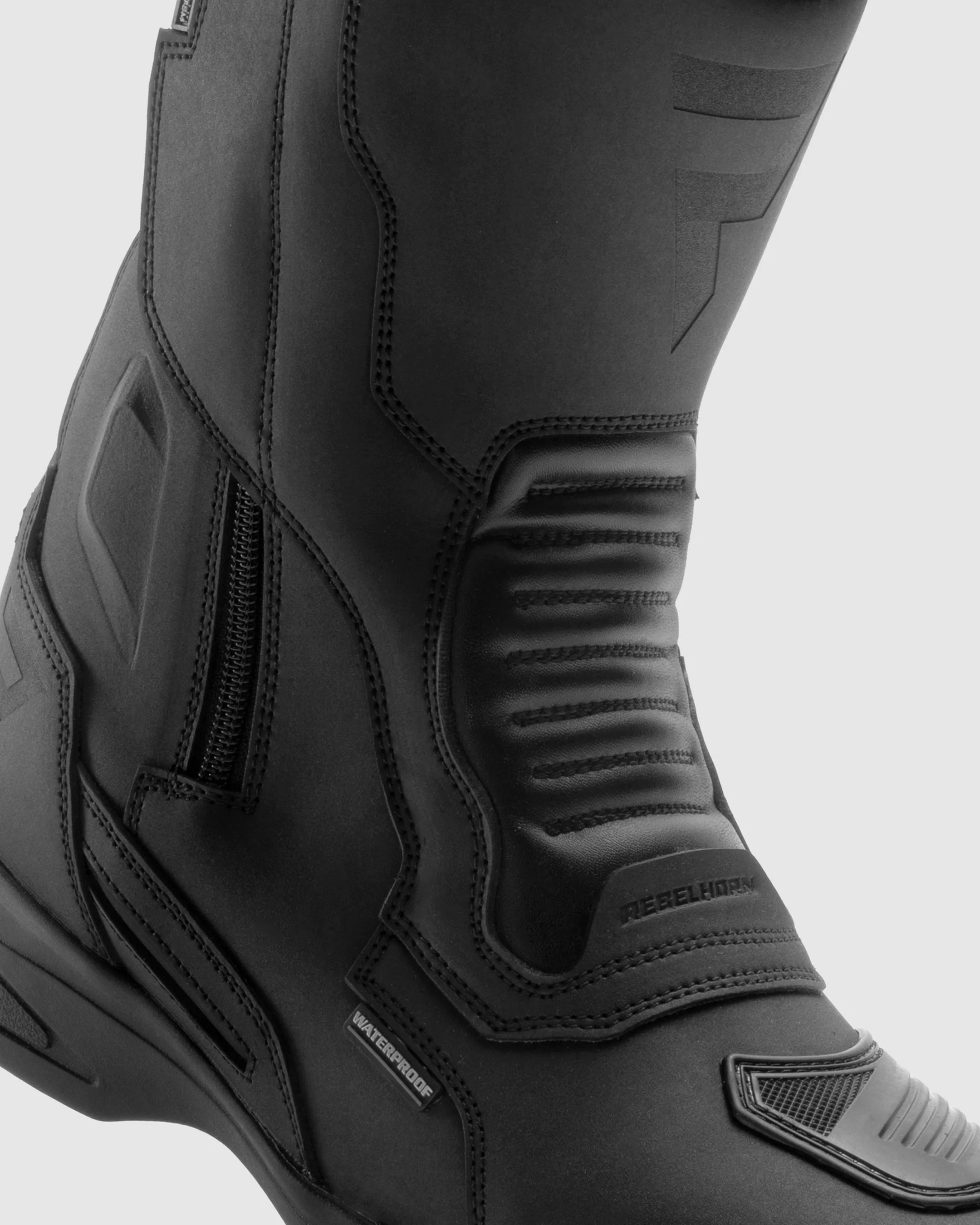 Scout High Heel Women’s Motorcycle Boots Black - Image 10