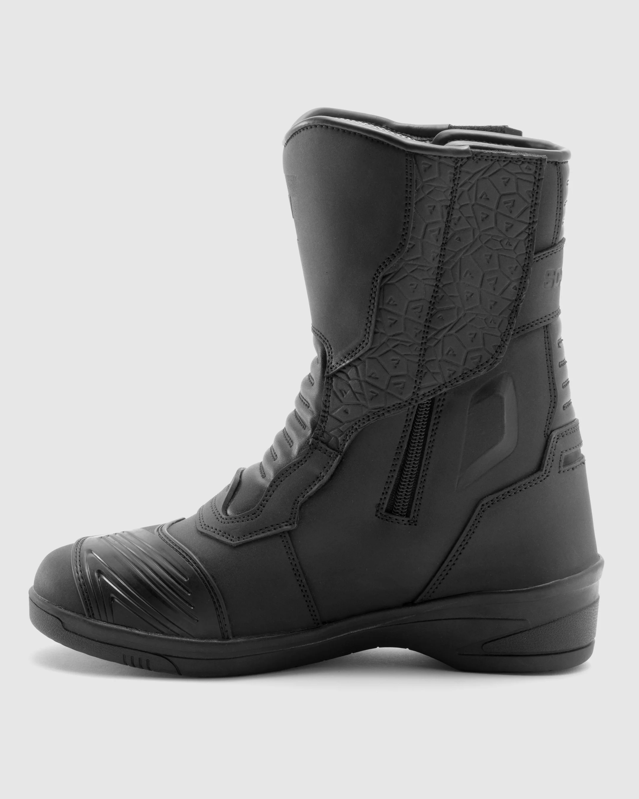 Scout High Heel Women’s Motorcycle Boots Black - Image 3