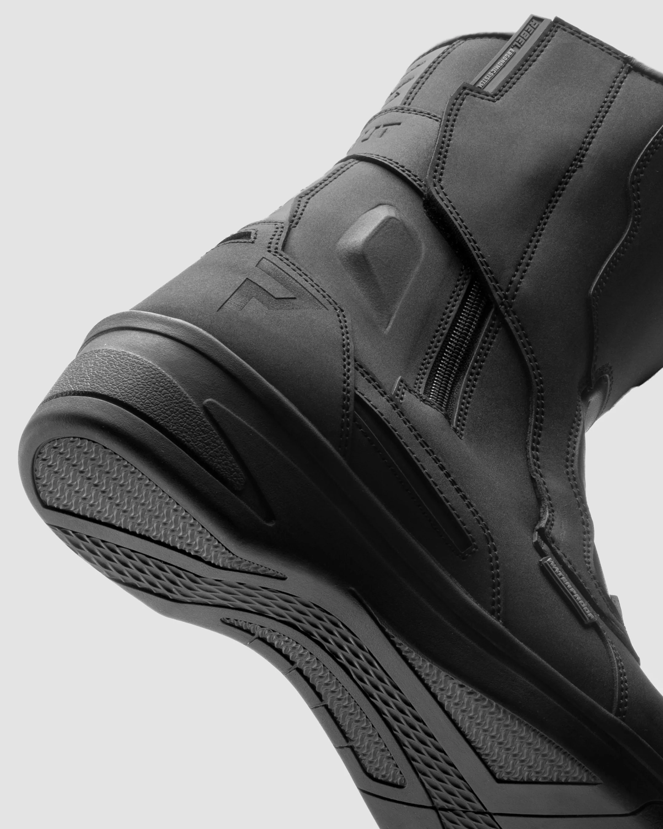 Scout High Heel Women’s Motorcycle Boots Black - Image 9
