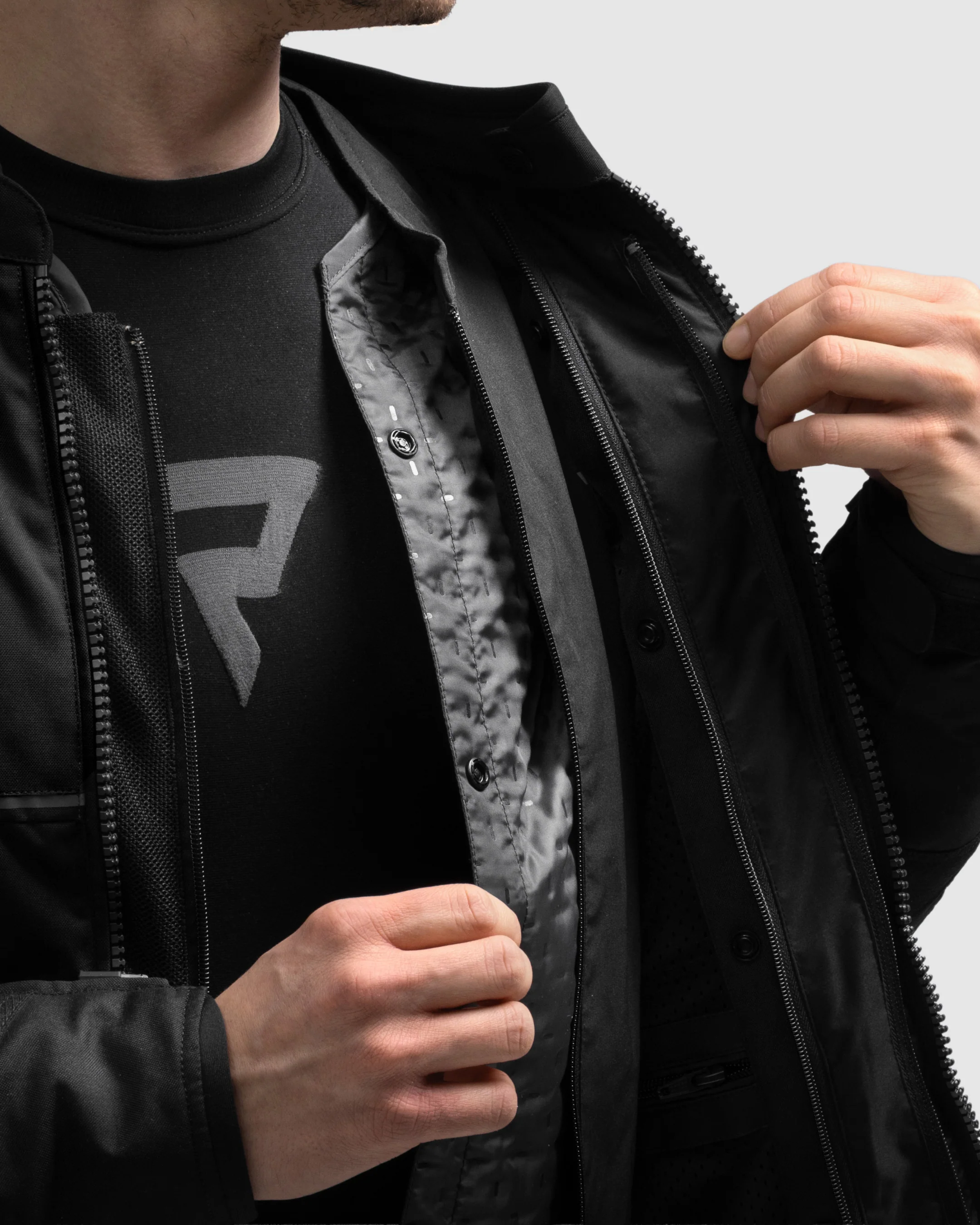 Swift Motorcycle Jacket Black - Image 12