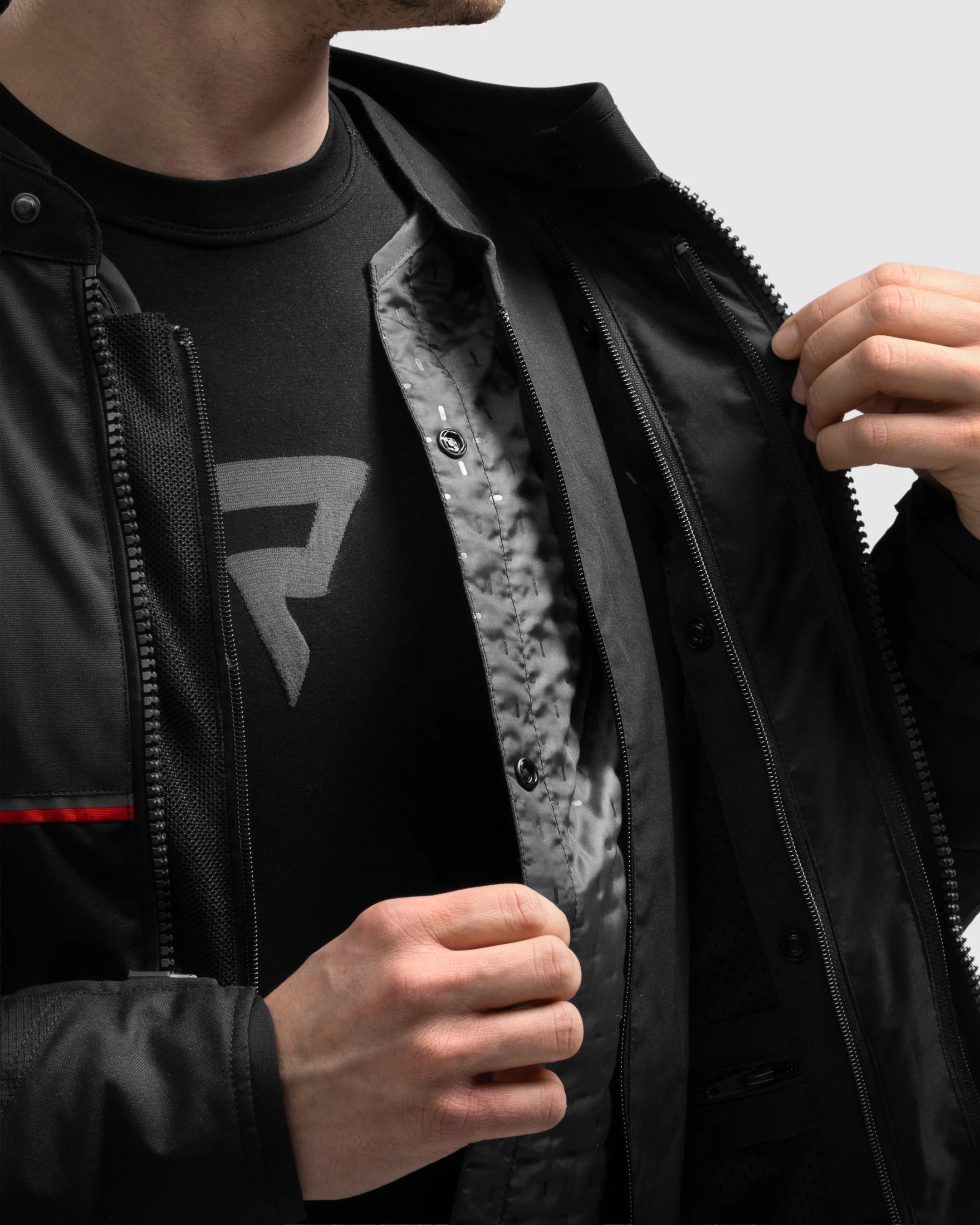 Swift Motorcycle Jacket Dark Grey - Image 12