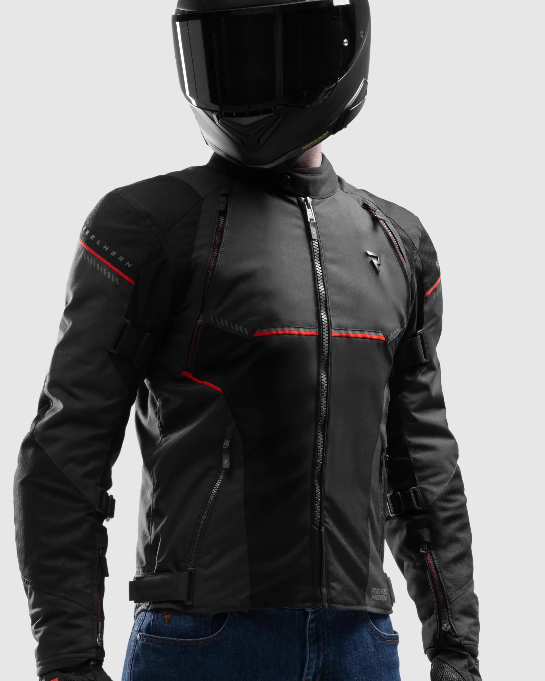 Swift Motorcycle Jacket Dark Grey - Image 3