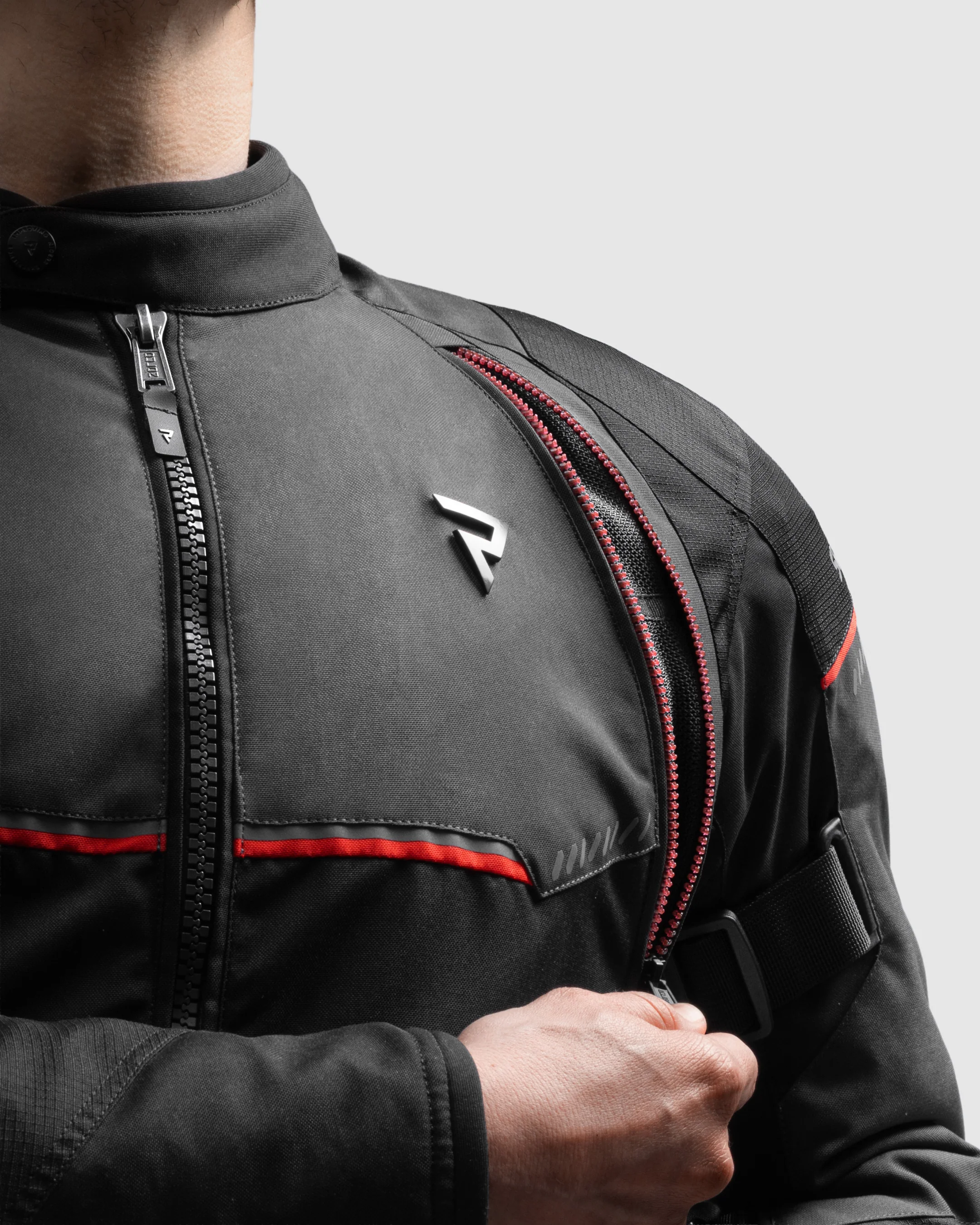 Swift Motorcycle Jacket Dark Grey - Image 4