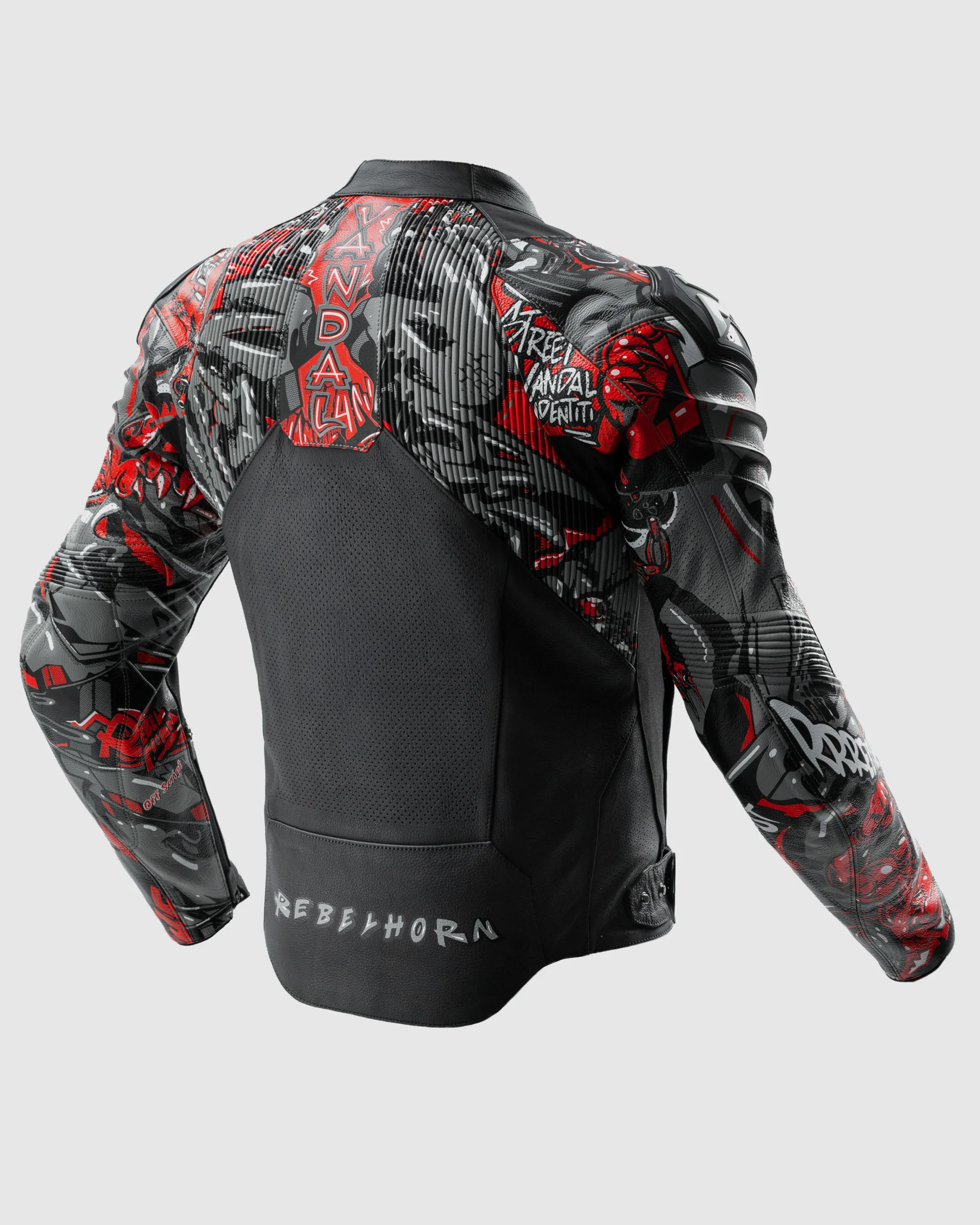Vandal 2 Motorcycle Leather Jacket Cruze - Image 2