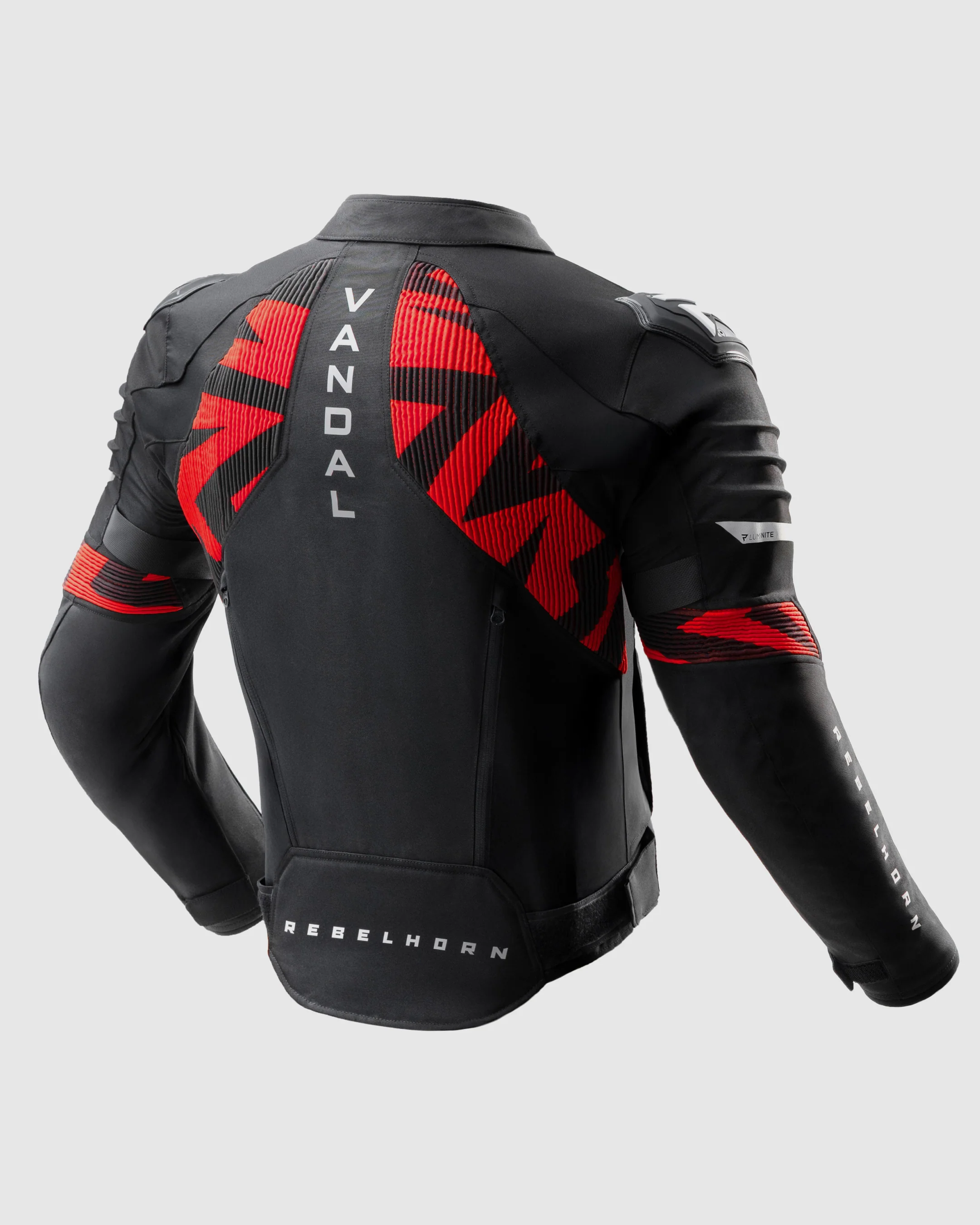 Vandal 2 TEX Motorcycle Jacket Red - Image 2